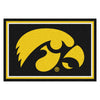 University of Iowa 5ft. x 8 ft. Plush Area Rug