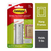3M Command Steel-Plated Silver Metal Picture Hanging Kit 1 pk 5 lb.