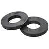 Magnet Source .225 in. L X 1.75 in. W Black Magnet Rings 2.1 lb. pull 2 pc