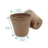 Jiffy 3 in. H Seed Starting Peat Pot 10 pk