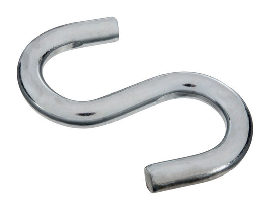 National Hardware Zinc-Plated Silver Steel 3-1/2 in. L Heavy Open S-Hook 180 lb 1 pk