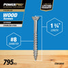 Hillman Power Pro No. 8  x 1-3/4 in. L Star Flat Head Exterior Deck Screws 5 lb.