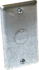 Raco Rectangle Steel 1 gang Box Cover