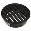 NDS 4 in. Black Round Polyethylene Drain Grate - Deal of The Week