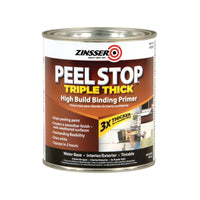 Zinsser Peel Stop White Smooth Water-Based Acrylic High Build Binding Primer 1 qt - Open Box