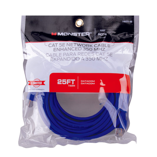 Monster Just Hook It Up 25 ft. L Category 5E Networking Cable