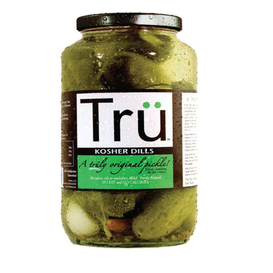 Tru Pickles Original Kosher Dill Pickles 24 oz Jar (Pack of 6)