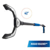 Unger Stainless Steel Black Rugged Neoprene Sleeve Reacher Grabber Tool 42 L in.