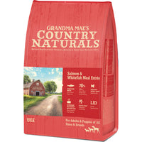 Country Naturals Lid Dog Food, Salmon & Whitefish, 24 lbs.