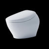 TOTO® NEOREST® NX1 Dual Flush 1.0 or 0.8 GPF Toilet with Integrated Bidet Seat and EWATER+®, Cotton White - MS900CUMFG#01