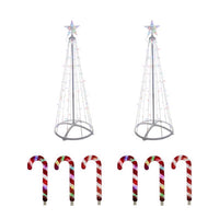 Celebrations Platinum Brilliant LED RGBW Outdoor Kit 4 ft. Yard Decor