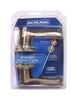 Schlage Flair Satin Nickel Privacy Lockset 1-3/4 in. - Open Box