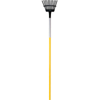 True Temper 55.32 in. 11 Tine Steel Shrub Rake Steel Handle