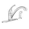 Moen Torrance One Handle Chrome Kitchen Faucet Side Sprayer Included