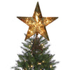 Celebrations Christmas Star Tree Topper Assorted Plastic 8.5 inch 1 pk (Pack of 6)