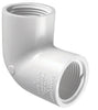 Charlotte Pipe Schedule 40 1/2 in. FPT x 1/2 in. Dia. FPT PVC Elbow (Pack of 25)
