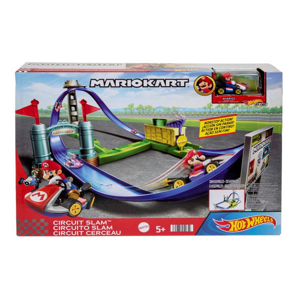 Set de pista Circuit Slam de Mario Kart de Hot Wheels
