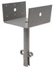 Simpson Strong-Tie 3 in. H X 6 in. W 12 Ga. Galvanized Steel Elevated Post Base