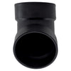 Charlotte Pipe 4 in. Hub X 4 in. D Hub ABS 60 Degree Elbow