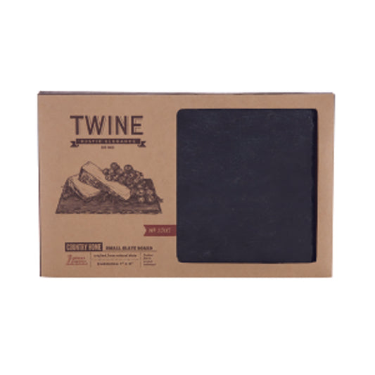 Twine Country Home 11 in. L Black Slate Cheese Board (Pack of 6)