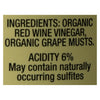 Alessi - Vinegar - Organic - Balsamic - Red Wine - Case of 6 - 8.5 oz