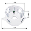 Sigma Electric New Work 16 cu in Round Die-Cast Metal Weatherproof Box White