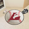 University of Wisconsin-La Crosse Baseball Rug - 27in. Diameter