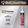 DAP Kwik Seal Plus White Siliconized Latex Kitchen and Bath Sealant and Adhesive 10.1 oz. (Pack of 12)
