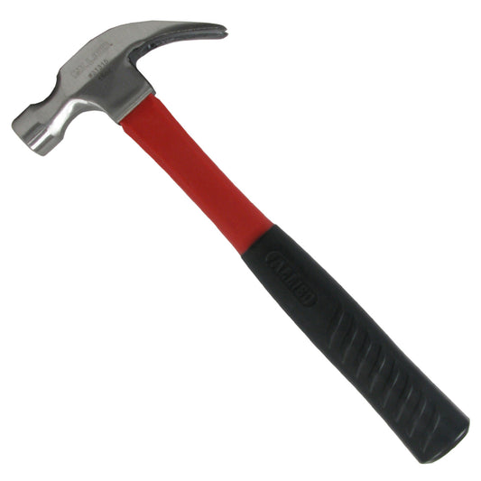 Allied 16 oz Smooth Face Claw Hammer 13 in. Fiberglass Handle