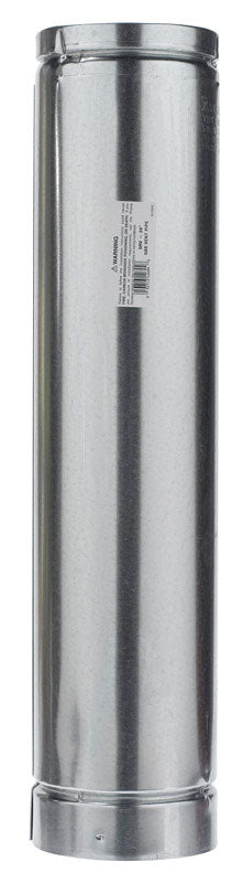 Selkirk 5 in. Dia. x 24 in. L Aluminum Round Gas Vent Pipe (Pack of 2)