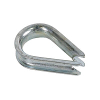 Koch Industries Zinc-Plated Steel Wire Rope Clips and Thimble 1/8 in. L (Pack of 20)