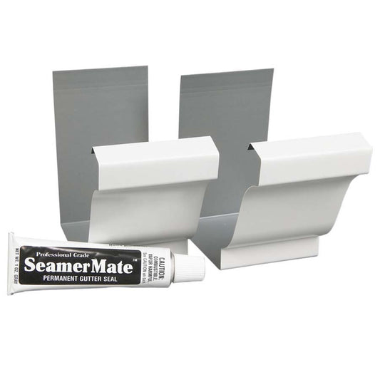 Amerimax White Aluminum K Gutter Seamers (Pack of 25)