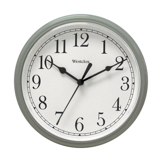 Westclox 8 in. Gray Alarm Clock Analog