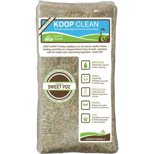 Lucerne Farms Koop Clean 30 lb Hay and Straw Bedding