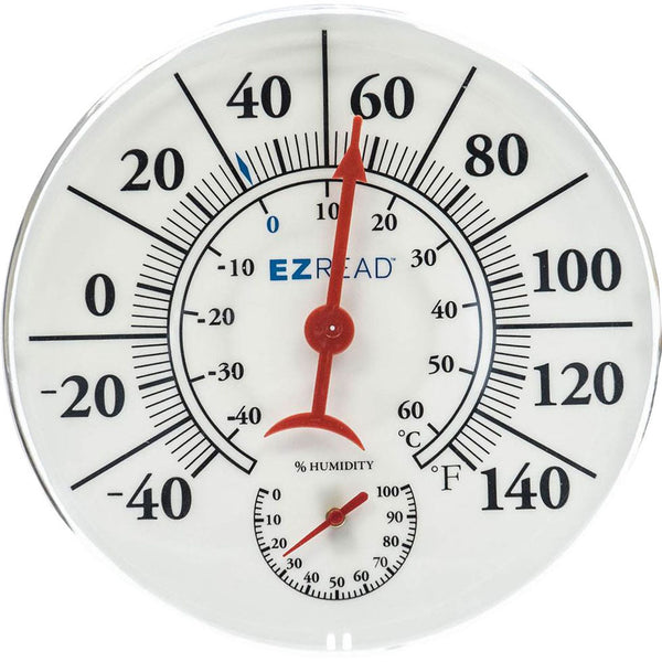 Termómetro de dial para interiores y exteriores Ezread