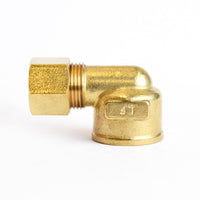 1/2 in. Compression X 1/2 in. D FPT Brass 90 Degree Elbow (Pack of 5)