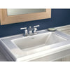 Moen Boardwalk Chrome Two-Handle Bathroom Sink Faucet 4 in.