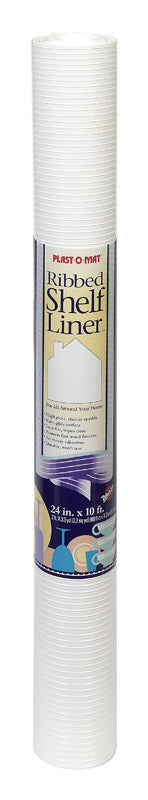 Warp's Plast-O-Mat 10 ft. L X 24 in. W White Non Adhesive Ribbed Shelf Liner - Deal of The Week