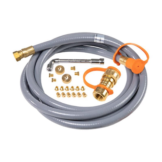 Blackstone Quick Connect Natural Gas Conversion Kit with 10 ft. Gray Hose