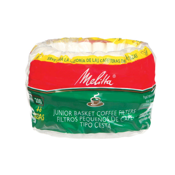Filtro de café Melitta de 4 a 6 tazas, color blanco, paquete de 200