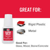 J-B Weld SuperWeld High Strength Glue Clear Super Glue Brush On 0.2 gm