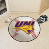 University of Northern Iowa Baseball Rug - 27in. Diameter