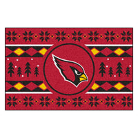 NFL - Arizona Cardinals Holiday Sweater Rug - 19in. x 30in.