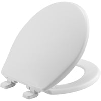 Mayfair by Bemis Caswell Slow Close Round White Plastic Toilet Seat - Deal of The Week