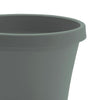 Bloem Terra 8.5 in. H X 10.75 in. W X 7.5 in. D Plastic Traditional Planter Green