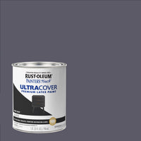 Rust-Oleum Painters Touch Gloss Dark Gray Water-Based Acrylic Ultra Cover Paint 1 qt. (Pack of 2)