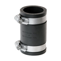 Fernco Schedule 40 1-1/4 in. Hub X 1-1/4 in. D Hub PVC Flexible Coupling 1 pk