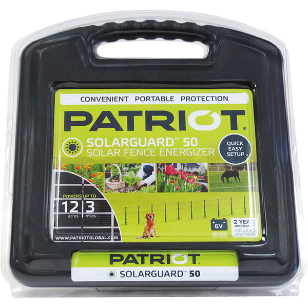 Energizador de valla Patriot Solarguard 80