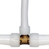 Apollo PEX-A 3/4 in. Expansion PEX in to T X 3/4 in. D Barb  Brass Reducing Tee (Pack of 25)