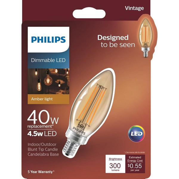 LED DIM B11 E12 40W AWW